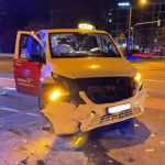 Taxibus Unfall Nacht