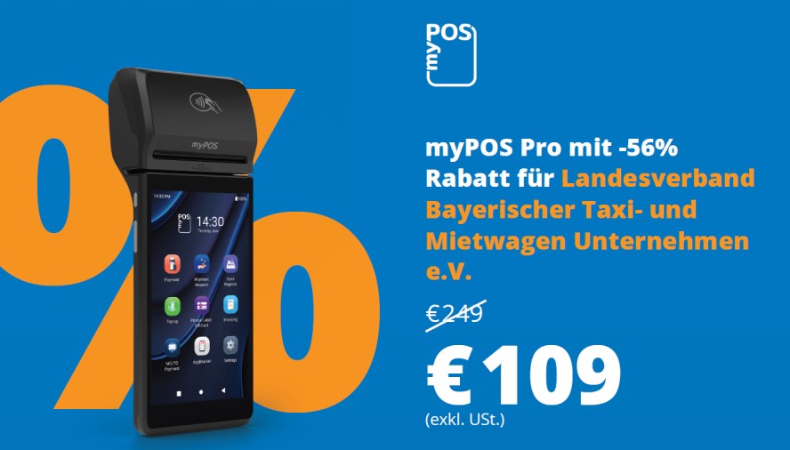 Mehr über den Artikel erfahren myPOS Pro | Angebot für Mitglieder