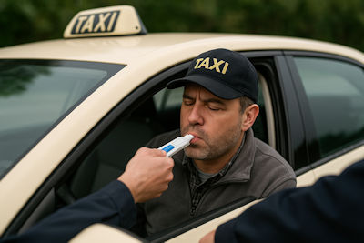 Taxifahrer Drogentest