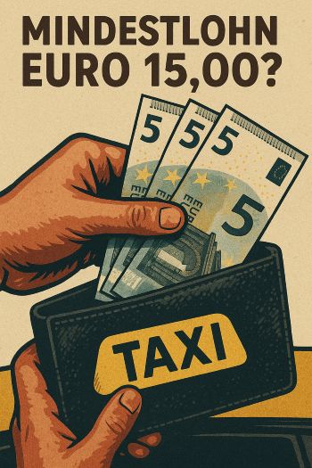 Mindestlohn 15 Euro Taxi
