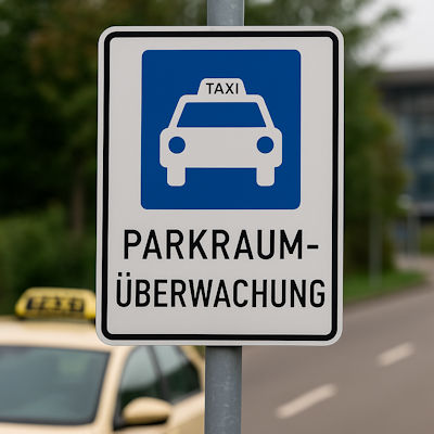 Parkraumüberwachung Taxi