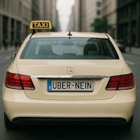 Taxi Uber-Nein