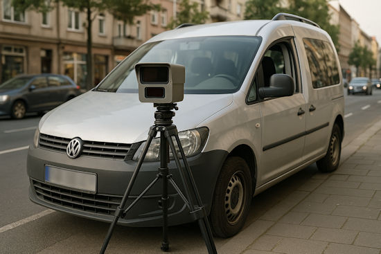 Mobiler Blitzer Radarfalle
