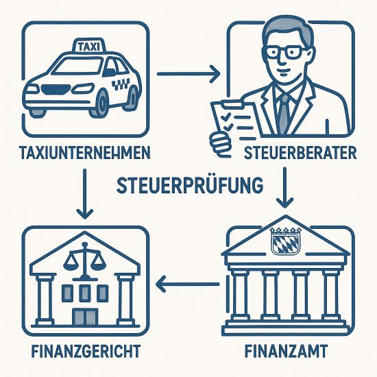 Steuerprüfung Diagramm