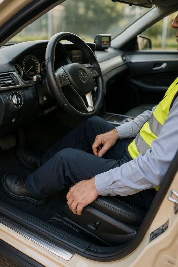 Taxifahrer gute Schuhe