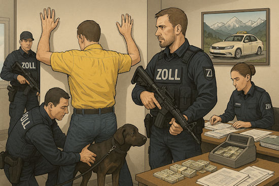 Zoll-Razzia