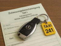 Zulassungsbescheinigung Fahrzeugschein Taxi