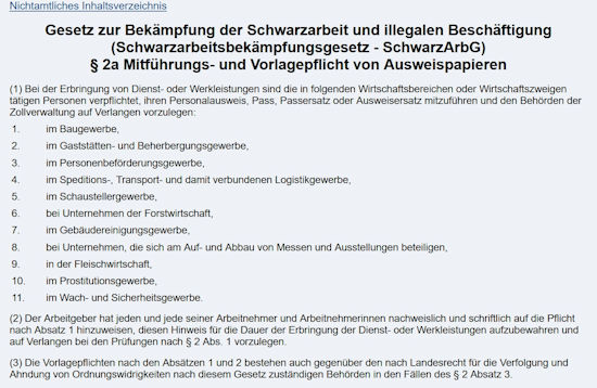 2a SchwarzArbG