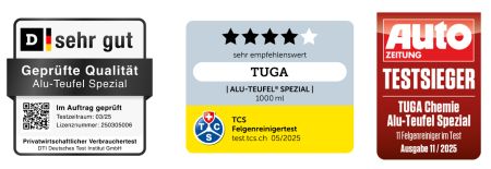 Tuga 3 Qualitäts-Siegel