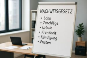 Nachweisgesetz Whiteboard
