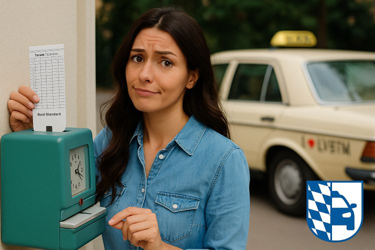 LVBTM Arbeitszeitgesetz Stechuhr Taxi